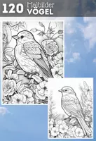 Vorschau - Mal- und Bastelvorlagen - 120 Vogel Malbilder - hübsch und kreativ - Deckblatt