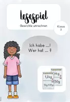 Vorschau - Spiele - Gewicht Lesespiel Mathematik Klasse 3 - Gewichte umwandeln - Deckblatt