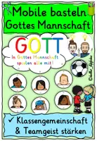 Vorschau - Stundenentwürfe - Fußball EM 2024 Gottes Mannschaft - Religion Mobile basteln - Deckblatt