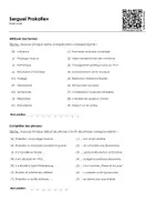 Aperçu - Feuilles d'exercices - Sergueï Prokofiev - Page de couverture