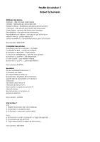 Aperçu - Feuilles d'exercices - Robert Schumann - Page 3