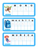 Vista previa - Tarjetas / Manipulativos - Letras M, P, S, L y T: Tarjetas de Apoyo a la Lectoescritura - página 3