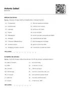 Aperçu - Feuilles d'exercices - Antonio Salieri - Page 1