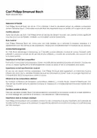 Aperçu - Feuilles d'exercices - Carl Philipp Emanuel Bach - Page de couverture