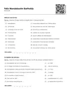 Aperçu - Feuilles d'exercices - Felix Mendelssohn Bartholdy - Page 1