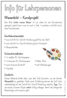 Vorschau - Mal- und Bastelvorlagen - Unter meiner Wiese - KUNSTprojekt - Schritt für Schritt - Seite 1
