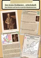 Vorschau - Unterrichtsreihen - Arbeitsheft: Der Erste Weltkrieg - Das Attentat auf Sarajevo und die Bündnisspartner - Deckblatt