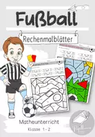 Vorschau - Arbeitsblätter - Rechenmalblätter ZR 20 Fußball EM WM | Mathe - Deckblatt