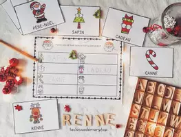 Aperçu - Fiches - Noël : Je pioche et j´écris - Page de couverture