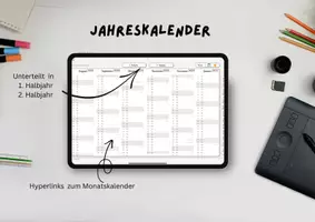 Vorschau - Anderer Materialtyp - Minimalistischer Lehrerkalender/Schulplaner 2024/2025 - Seite 2