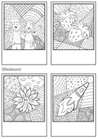 Vorschau - Mal- und Bastelvorlagen - Sommer Set 2 - Pop-Art und Mosaik / Sommerliche Grüße Postkarten - Seite 3