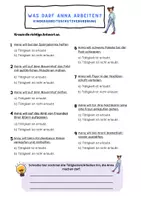Vorschau - Arbeitsblätter - Aufgaben zur Kinderarbeitsschutzverordnung - Deckblatt