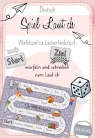 Vorschau - Spiele - Spiel zum Laut ch - Würfelspiel Lautverbindung ch - Deckblatt