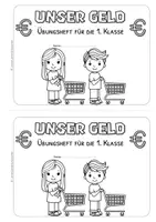 Vorschau - Arbeitsblätter - Geld - Klasse 1 - Scheine - Münzen - Einkaufen - Tafelmaterial - Seite 2