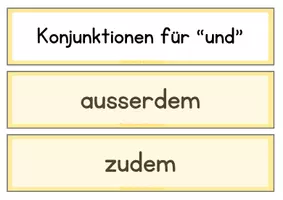 Vorschau - Präsentationen/Tafelbilder - Tafelbilder_Konjunktionen - Seite 1
