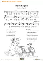 anteprima - Audio - Sul ponte di Avignone (Sur le pont d'Avignon) - Accompagnamento di canzoni con strumenti Orff - Pagina 3