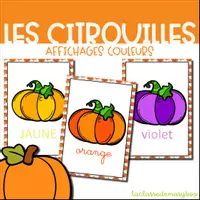 Aperçu - Affichage - Affichages citrouilles : Les couleurs - Page de couverture