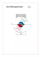 Vorschau - Arbeitsblätter - Aufbau und Funktionsweise eines E-Generators - Deckblatt