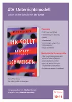 Vorschau - Stundenentwürfe - Unterrichtsmaterial zu ›Ihr sollt (nicht) schweigen‹ von Kyrie McCauley - Deckblatt
