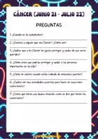Aperçu - Feuilles d'exercices - Est-ce que ton horoscope est Cancer ? Espagnol. - Page 3
