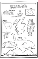 Vista previa - Hojas de trabajo - Scotland Fact File - Templates - página 2
