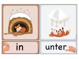 Vorschau - Spiele - Bild- und Wortkarten Präpositionen - Seite 2