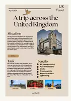 Vorschau - Arbeitsblätter - Travel Guide for the UK - Planung einer Reise durch das Vereinigte Königreich - Seite 1