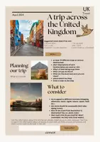 Vorschau - Arbeitsblätter - Travel Guide for the UK - Planung einer Reise durch das Vereinigte Königreich - Seite 2