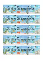 Vorschau - Mal- und Bastelvorlagen - Kleiner Sommergruß für die Sommerferien mit Wassereis - Seite 2