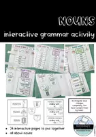 Vorschau - Stundenentwürfe - Nouns - interactive grammar activity - Deckblatt