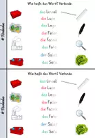 Vorschau - Arbeitsblätter - Miniheft "Wörter lesen 1" - Seite 2