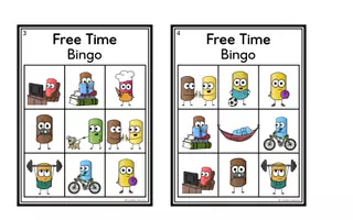 Aperçu - Jeux - Free Time (Hobbies) - Bingo - Page 3