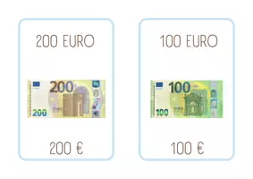Προεπισκόπηση - Flashcards - Ελληνικές + Αγγλικές κάρτες με "Χρήματα σε Ευρώ" - Σελίδα 2