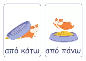 Προεπισκόπηση - Flashcards - Ελληνικές + Αγγλικές κάρτες με "Προθέσεις" - Σελίδα 3