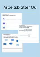 Vorschau - Arbeitsblätter - Arbeitsblätter Qu - Einführung Qu - Deckblatt