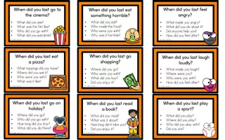 anteprima - Altro tipo di materiale - Simple Past - When did you last..? - Conversation Cards - Pagina 1