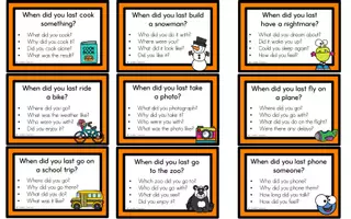 anteprima - Altro tipo di materiale - Simple Past - When did you last..? - Conversation Cards - Pagina 3