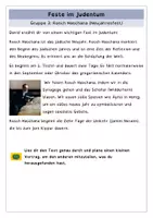 Vorschau - Arbeitsblätter - Die 5 wichtigsten Feste im Judentum - Seite 3