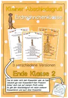 Vorschau - Arbeitsblätter - XL Materialpaket Abschiedsgrüße Ende Klasse 2 - Seite 1