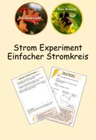 Vorschau - Unterrichtsreihen - Strom Experiment einfacher Stromkreis editierbare PPTX-Datei - Seite 1