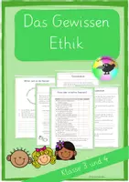 Vorschau - Stundenentwürfe - Gewissen Ethik - Deckblatt