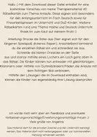 Vorschau - Spiele - Rätselkarten zum Thema Anlaute (kostenlose Vorschau) - Seite 1