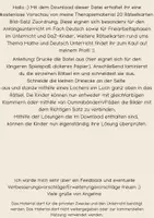Vorschau - Spiele - Rätselkarten zum Thema Bild-Satz Zuordnung kostenlose Vorschau - Seite 1