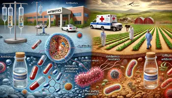 Vorschau - Arbeitsblätter - Wie wirken Antibiotika und weshalb verringert sich in den letzten Jahrzehnten deren Wirksamkeit? - Deckblatt