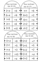 Vorschau - Spiele - 40 Rechenrätsel Addition Zahlenraum 0-20 (Mathe Klasse 1) - Seite 3