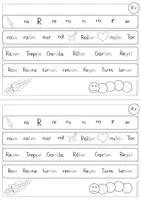 Vorschau - Arbeitsblätter - Mein erstes Leseheft - Teil 2 (Bilder, Buchstaben, Silben, Wörter und Sätze) - Seite 2