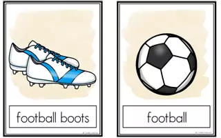 Aperçu - Cartes / Images - Football Flashcards - Page 2
