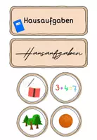 Vorschau - Poster - Hausaufgabentafel / Visualisierung Hausaufgaben - Seite 2