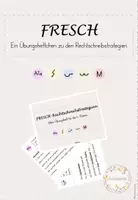 Vorschau - Arbeitsblätter - FRESCH-Rechtschreibstrategien - Übungsheft Klasse 3/4 - Deckblatt