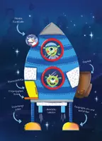 Vorschau - selbst erstellte Cliparts/Grafiken - Kinderbuch "Gorgon, Zola und der Käseplanet" - LESEPROBE - Seite 1